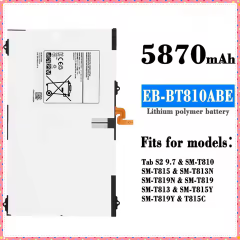 Tablet Battery For Samsung Galaxy Tab S2 9.7 T815C SM T813 T815 T819 T817 T819C SM-T815 SM-T810 SM-T817A EB-BT810ABE