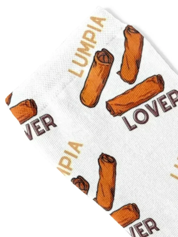 Lumpia Lover Filipino Food Socks crazy custom Socks For Women Men's