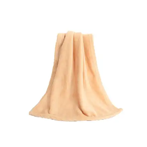 बिस्तरों के लिए कोरल ऊन फलालैन कंबल आलीशान ठोस नीला गुलाबी मुलायम गर्म मोटा बेडस्प्रेड सोफा कवर कंबल 10 best sales सोब्रेकामा - №5