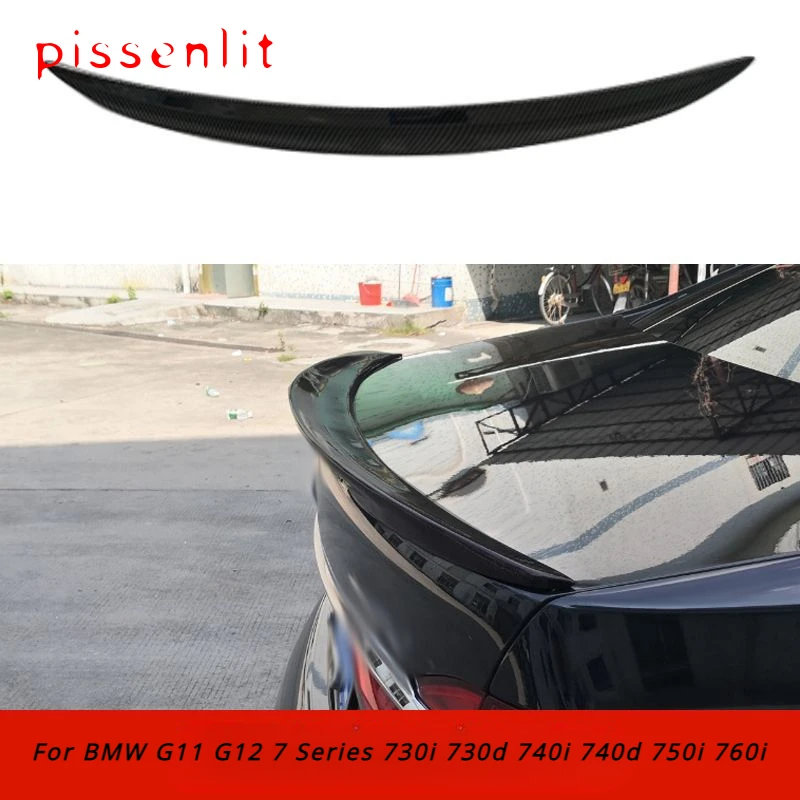 For BMW 7 Series 2019 2020 2021 G11 G12 730 740 750 ABS Material Rear Trunk Lip Spoiler Car Accessories