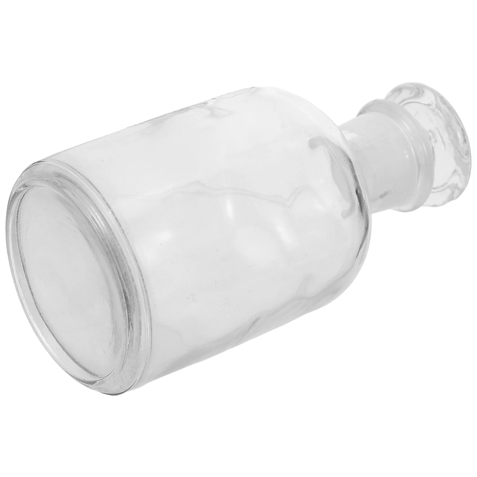 

1Pcs Small Mouth Reagent Bottle High-Quality Borosilicate Glass Clear View for Laboratory Use Frosted Stopper Leakproof Design