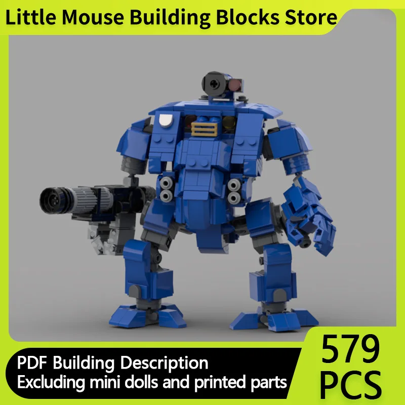 

Popular Games 40K Model Building Moc Bricks Hammer Battle Mech Collection Technology Blocks Gift Modular Christmas Toys DIY Sets