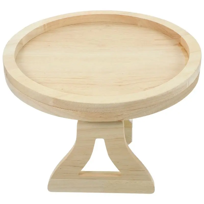 ABSE-1 Piece Wooden Sofa Clip On Side Table Round Foldable For Wide Couches ,Armrest Table For Eating/Drinks/Snacks/Remote/Co