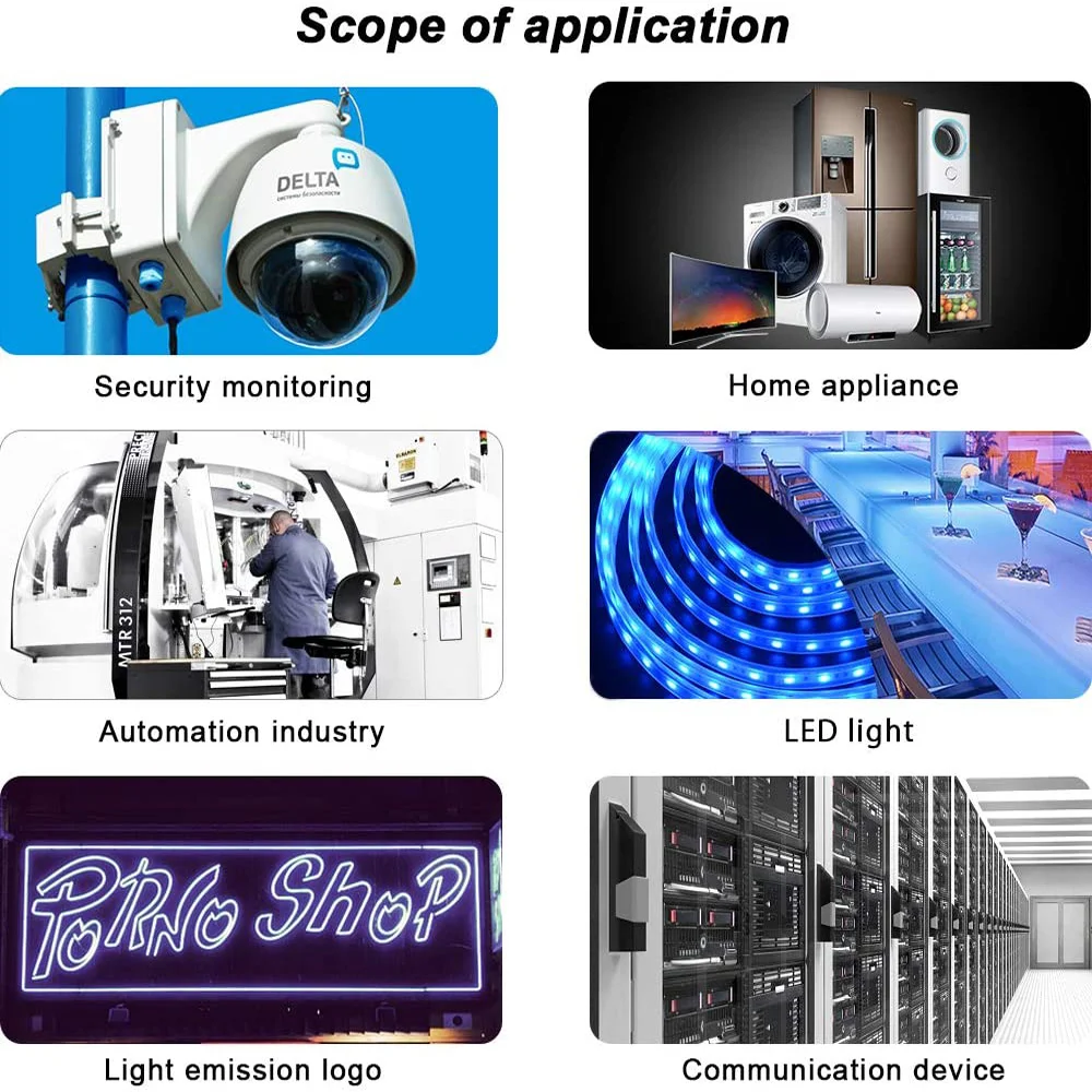 Image 7: Pilote d'alimentation LED SMPS, alimentation à découpage, CA, 220V, 12V, l'autorisation, 3A, 5A, Snap10A, 20A, 30A, 40A, 50A