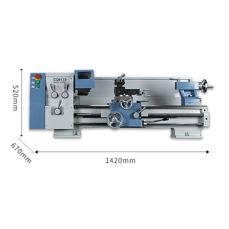 CQ6132 Upgraded Industrial High-power Multi-functional Small Lathe Miniature Lathe Metal Small Processing Machine Tool Lathe