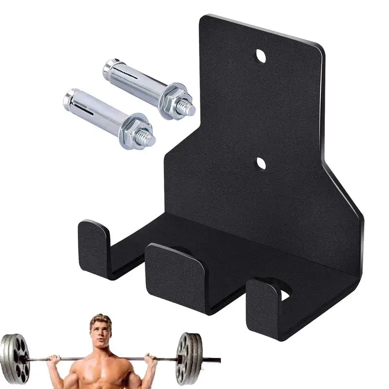 

Wall Mounted Barbell Holder Space-Saving Gym Barbell Bar Holder Powder Coated Barbell Rack For Bar Protection For Storage Room