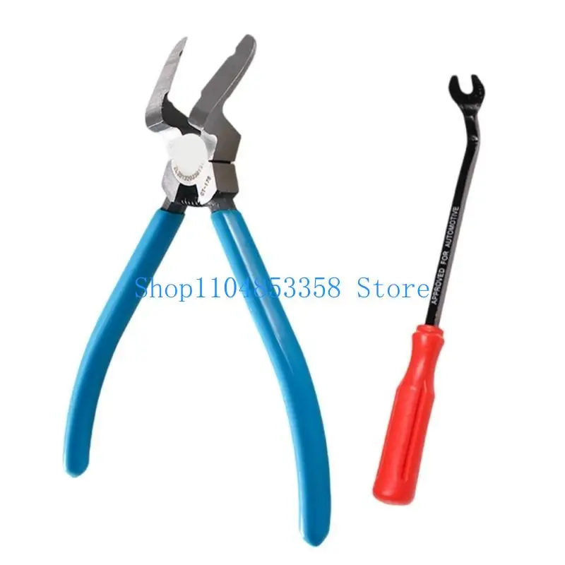 

Professional Car Upholstery Clip Pliers set Steel Vehicle Interior Disassembly Tool Simple Operate Tool for Repair Work