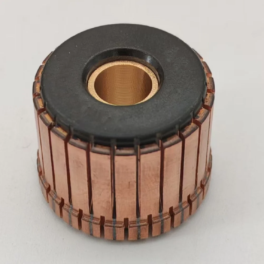 24P Copper Commutator Angle Grinder Rotor High-purity Copper Sheets Molded Insulation Structure Grooving Process