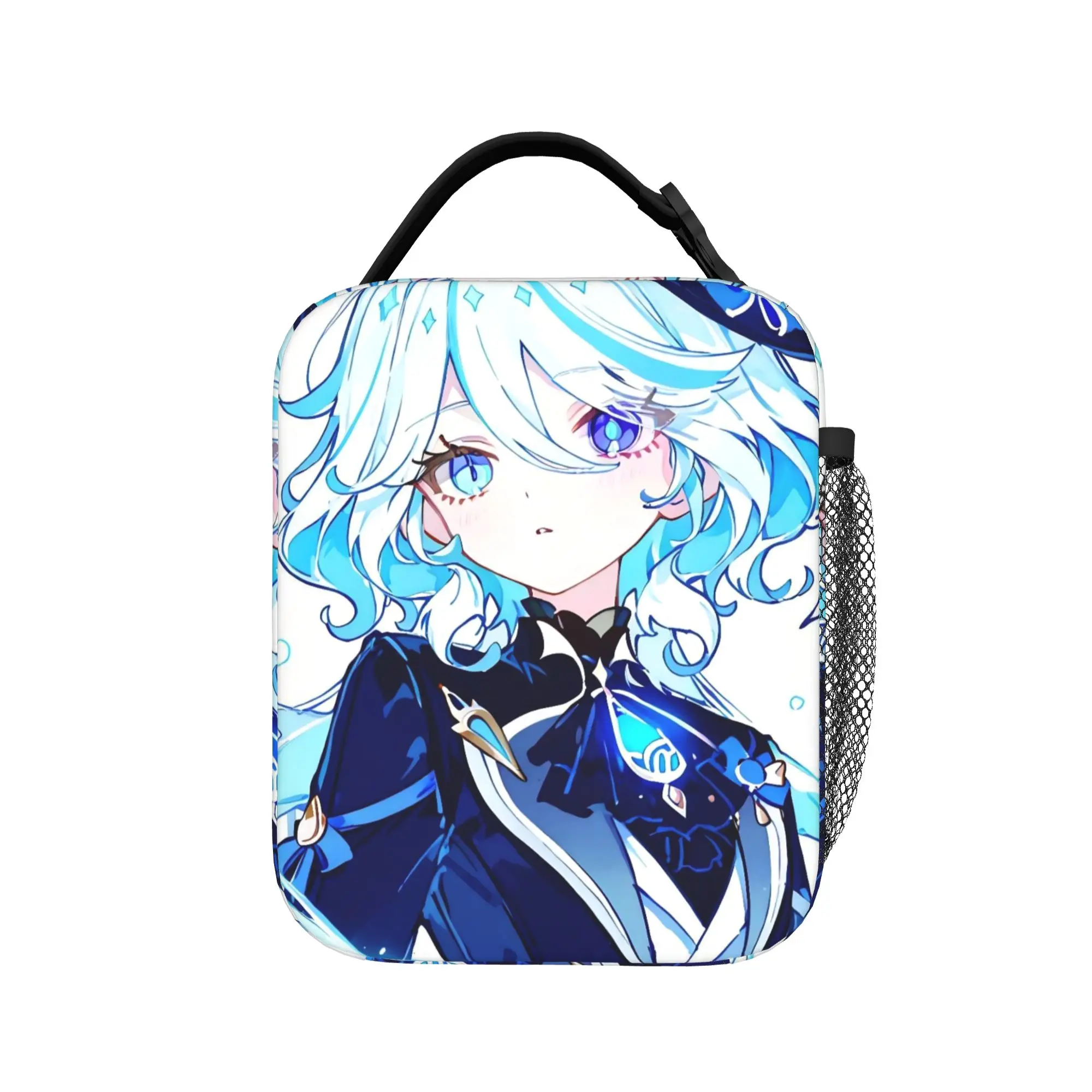 Furina Genshins Impact Thermal Insulated Lunch Bag for Picnic  Reusable Food Bag Thermal Cooler Lunch Boxes
