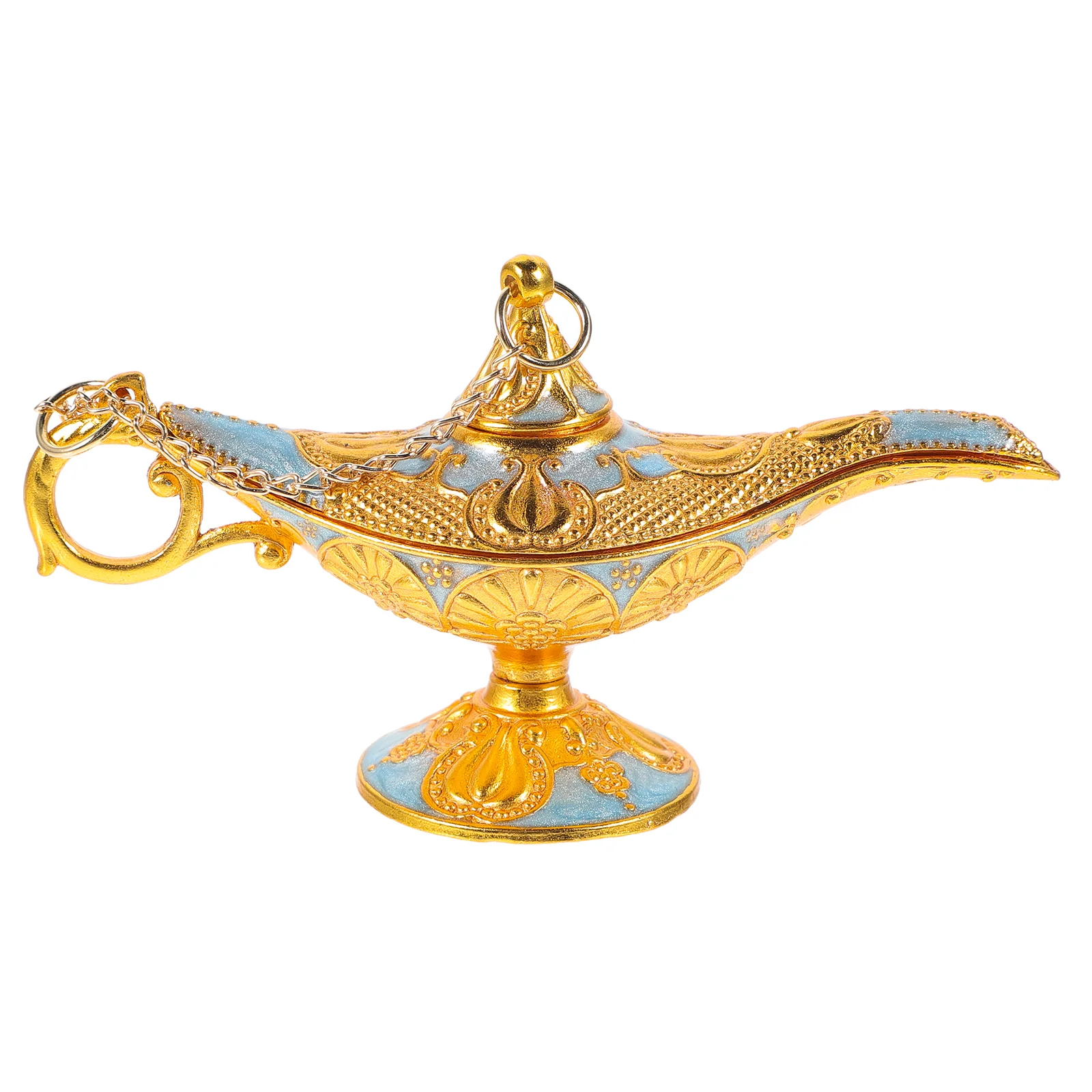 Aladdin's Lamp Wishing Centerpiece Wedding Decor Oil Temperament Ornament Table Decoration Zinc Alloy Desktop Banquet Vintage