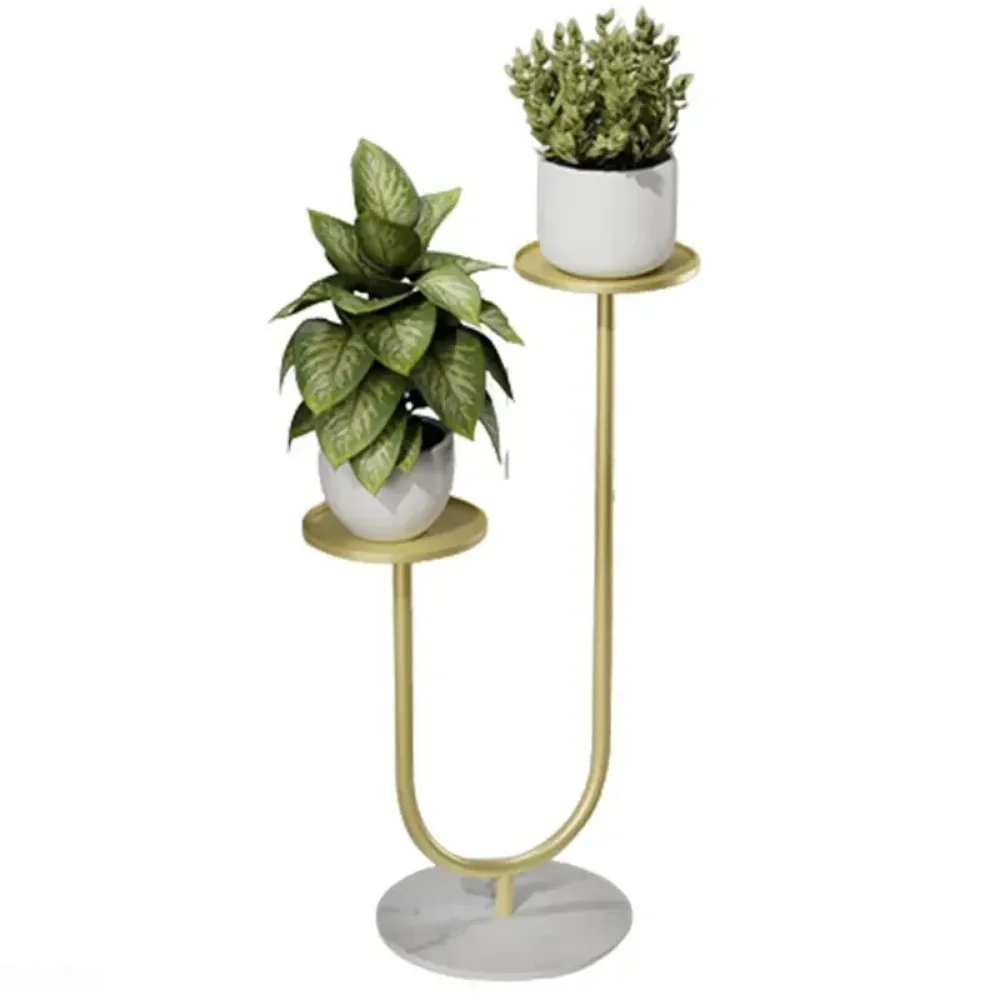 Creative Metal Floor Stand Shelves for Balcony Living Room Flowerpot Vases Holder Plants Display Shelves Furniture Decoratives