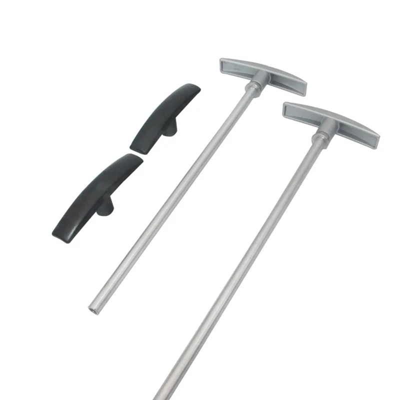 -A12R 2 Stuks RV Afvalklep Verlengbuizen, 9 Inch Lange RV Rioolslang Kit RV Rioolklep Handvat Vervanging RV Vervangende Onderdelen