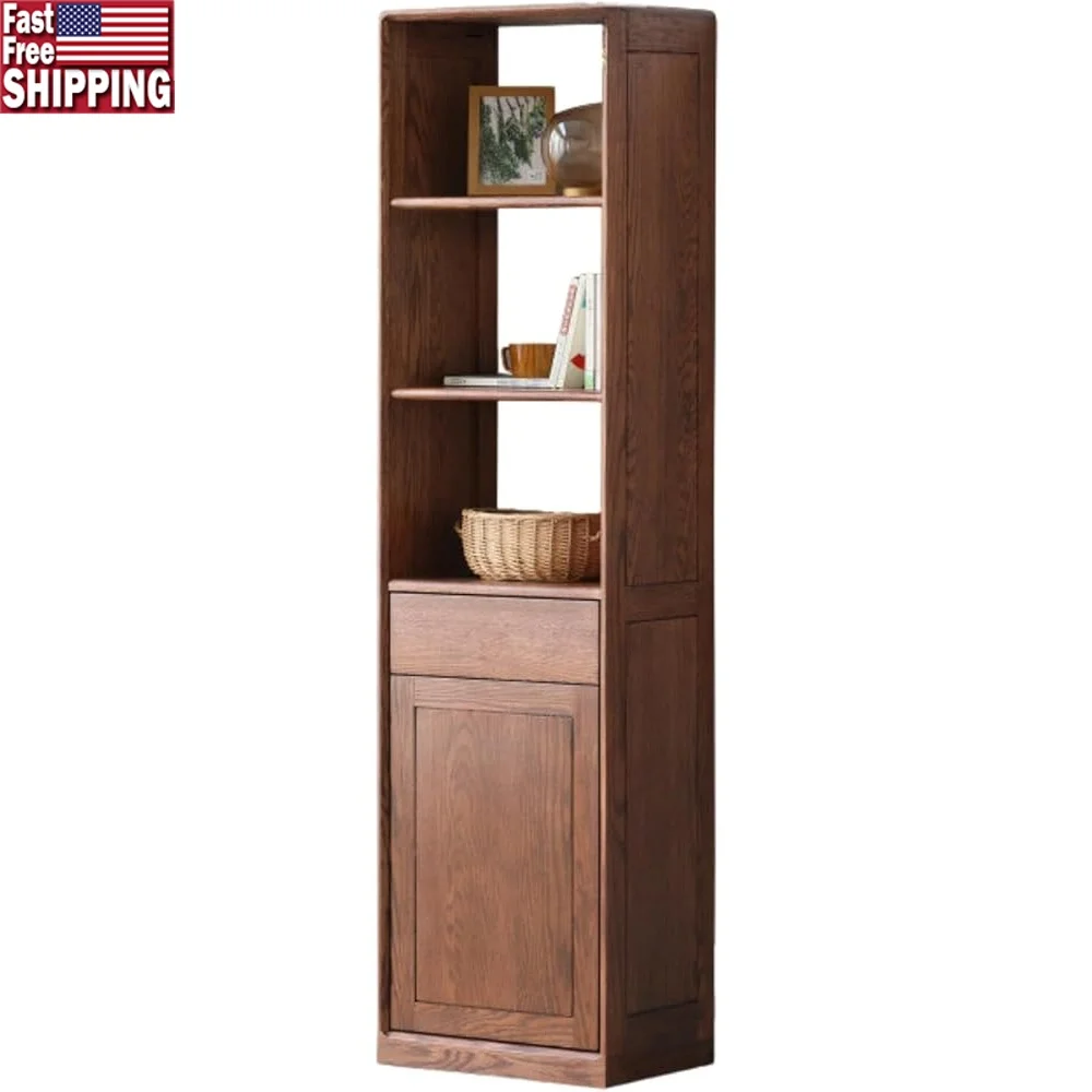 

Solid Oak Clothes Hangers Shoe Cabinet Dustproof Floor Mount Space Saving Elderly Friendly Hallway Storage Furniture