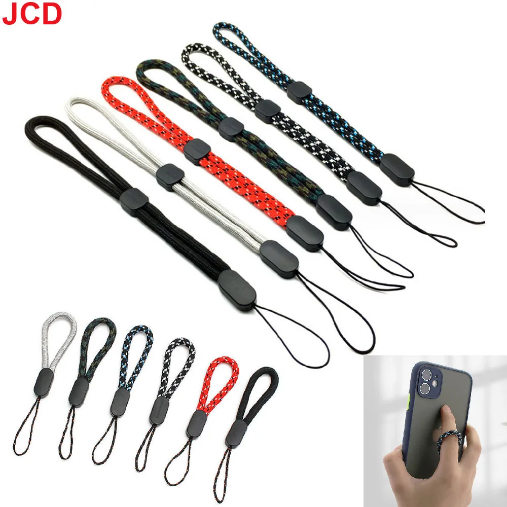 JCD 1pcs Long and Short Braid Phone Lanyard Necklace Wrist Strap For Iphone Huawei Redmi Xiaomi Samsung Camera String Lanyard