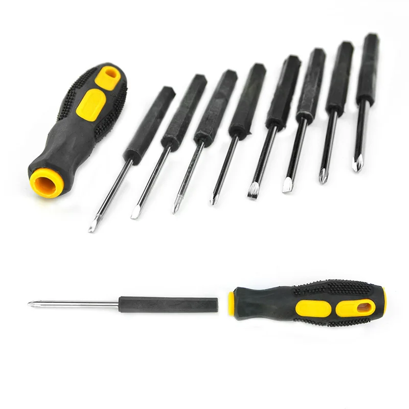 

10pcs screwdriver combination set for household multifunctional maintenance and dismantling tools