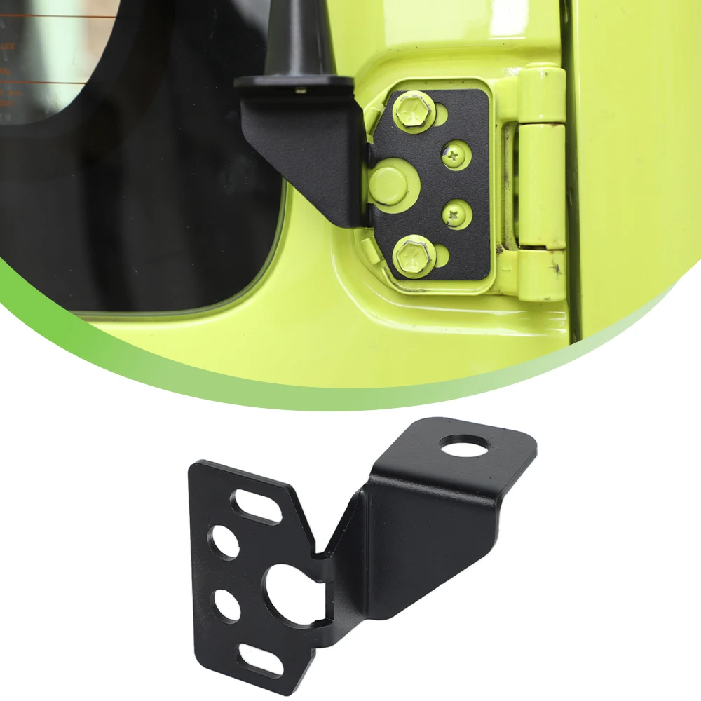 

Tailgate Hinge Spare Tire Antenna Bracket Holder for Suzuki Jimny 2019 2020 2021 2022 2023 Car Exterior Accessories Metal Black
