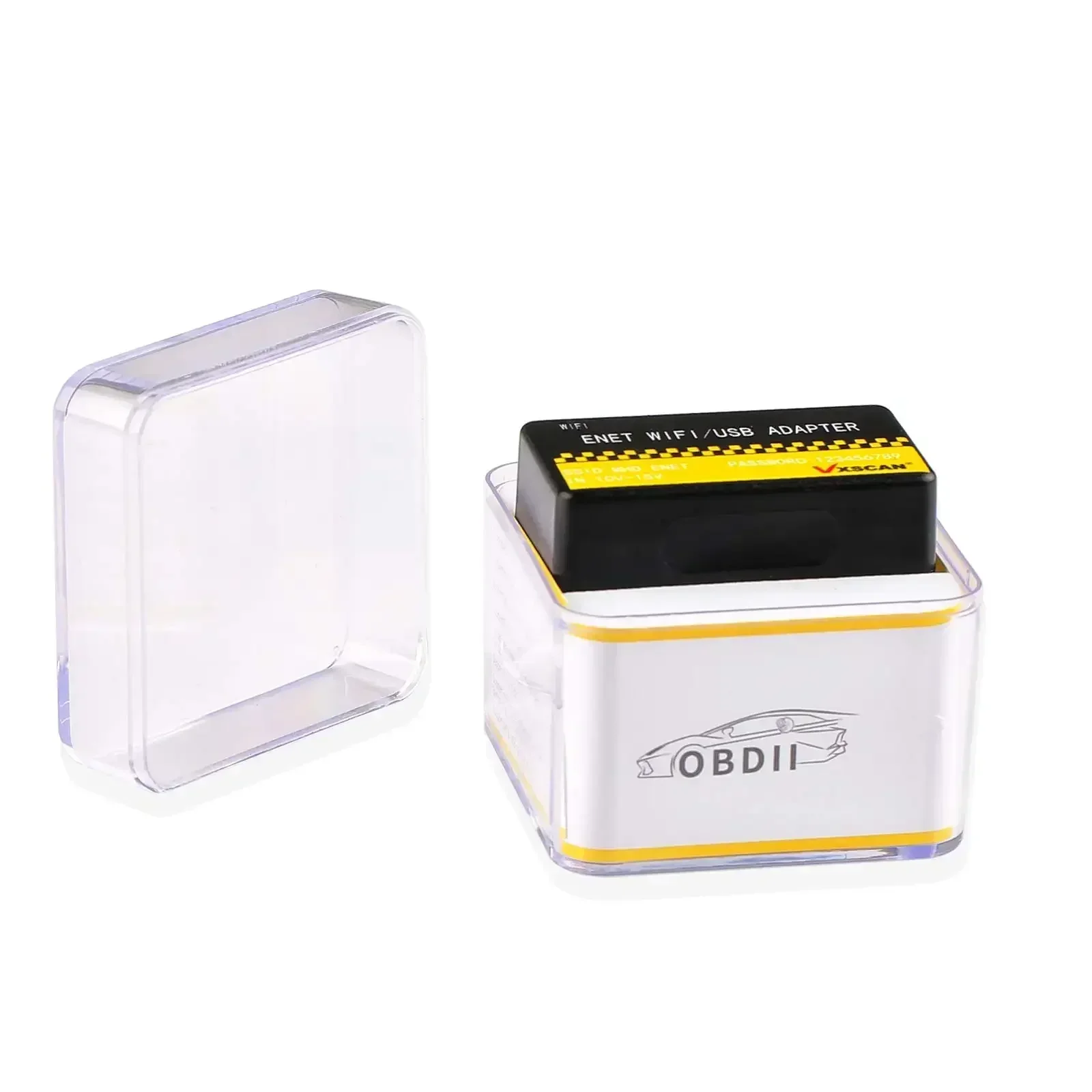 Para VXSCAN OBD ENET WIFI/adaptador USB DOIP para BMW serie F/G interfaz Ethernet funciona con IOS Android y Windows