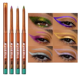 Eyeliner Gel Pencil 1pc, Metallic Color Gradient Eyeliner, Chameleon Glitter Waterproof Eyeliner Pen, 24h Long-Lasting Eyeliner