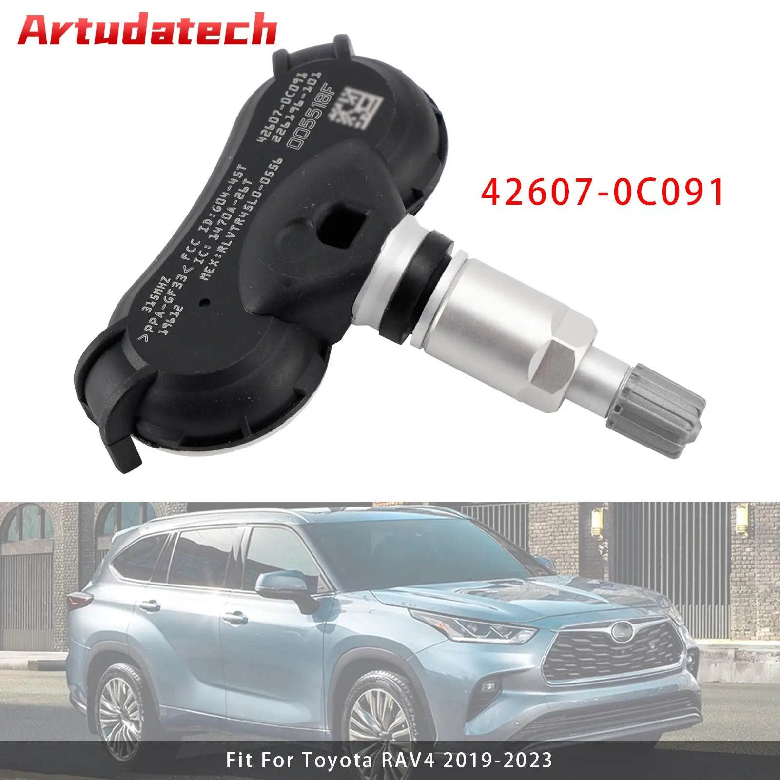 

Датчик давления в шинах Artudatech TPMS для Toyota RAV4 Highlander Tundra 426070C091