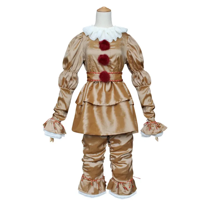 Clown Cosplay Terug Naar De Soul Stephen King Kostuum Penny Wise Halloween Aldult Kid Horror Jurk Jumpsuits Joker Cospaly