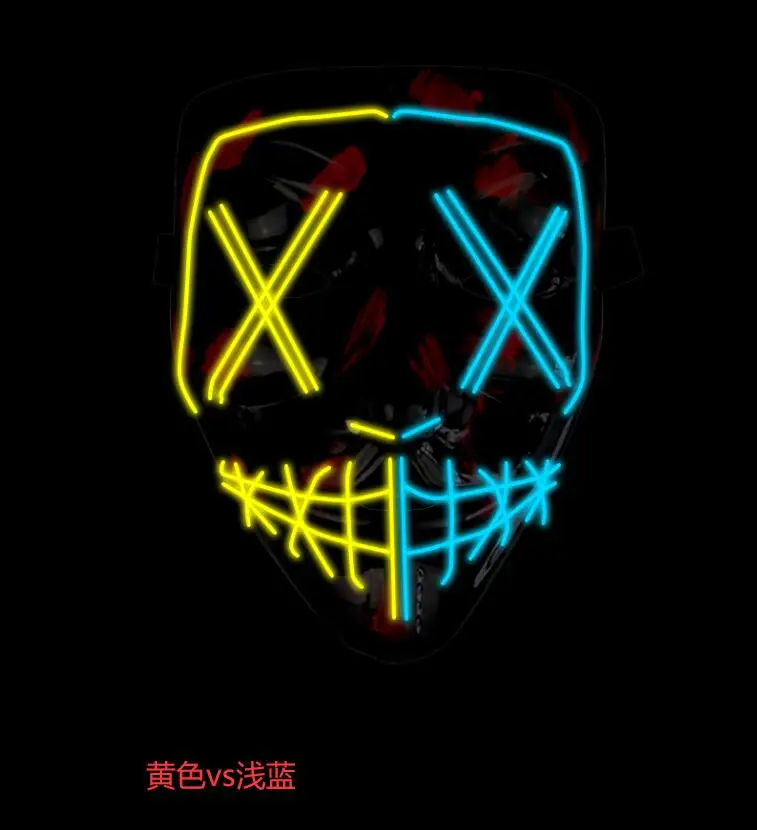 光るヴェンデッタマスク ダンス DJ ナイトクラブ ハロウィン 仮面舞踏会 マスク 装飾 ゴースト ダンス ディスコマスク 怖いVマスク 男性 女性用
