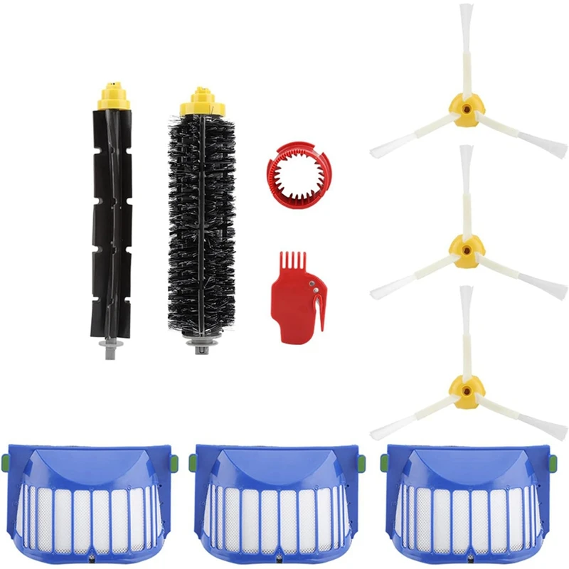 Main Side Brush Hepa Filter For Roomba 600 Series 605 606 610 615 620 625 630 632 639 650 660 671 675 681 696 Parts