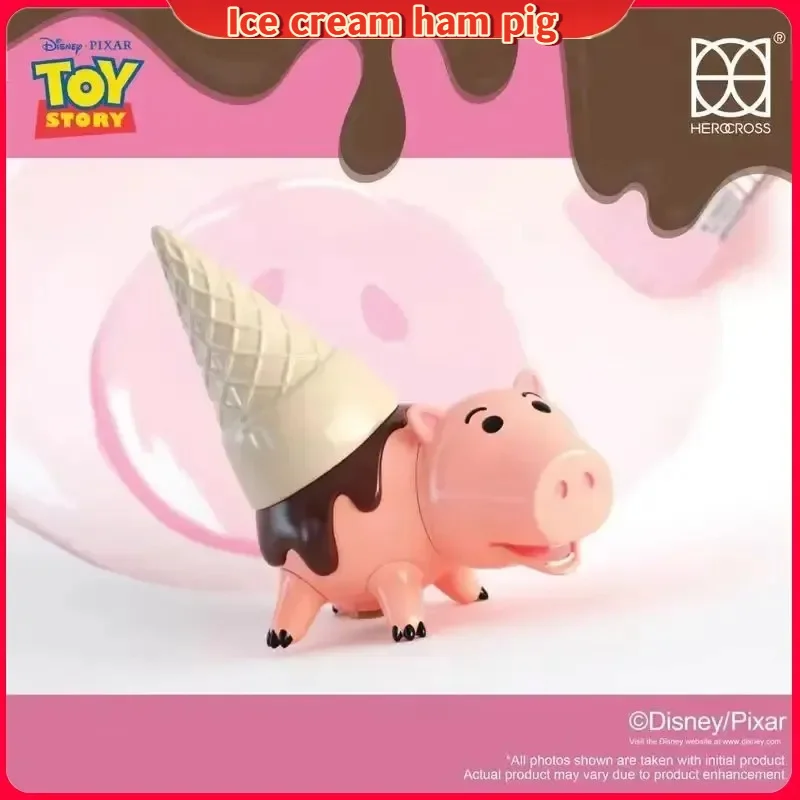 هيروكروس ديزني توي ستوري 3 لطيف الخنزير عمل أرقام الأطفال هدية عيد ميلاد لعبة للأطفال الآيس كريم أصبع هدية الكريسماس