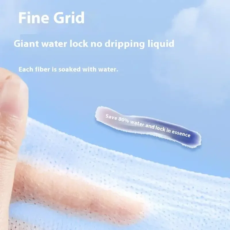 50/100 peças almofadas de algodão de compressa úmida extensível tipo aberto removedor de maquiagem hidratante facial algodão ultrafino