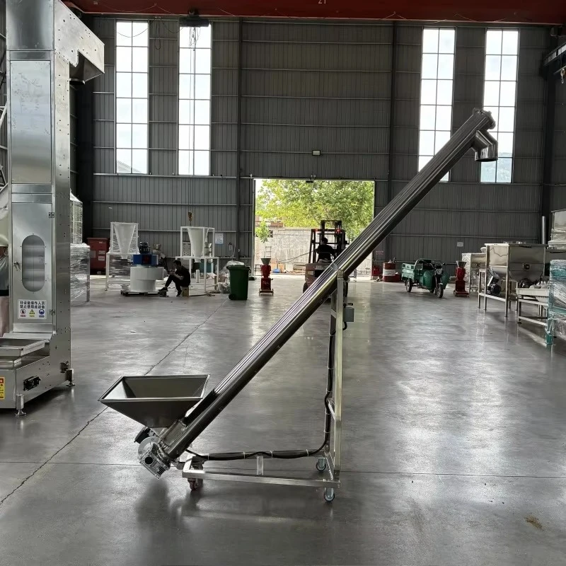 SS304 SS201 Stainless Steel Motor Food Unloader Machine for Snack Food Factory