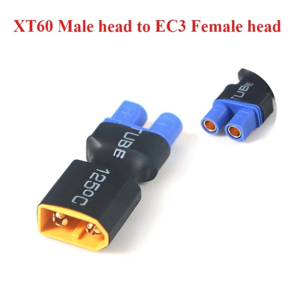2Pcs/lot Adapter XT30 XT60 T Plug Male/Female to EC3 Female/Male Connectors Plug for RC Lipo Battery Control Parts Diy