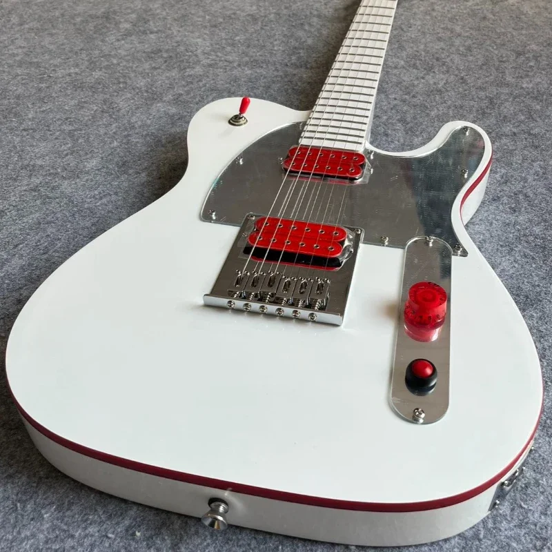 Recognition 1950 Red‑Knob TL Heavy‑Metal Electric Guitar HH Pickups Heavy‑Distortion Performance Guitar Free Shipping New