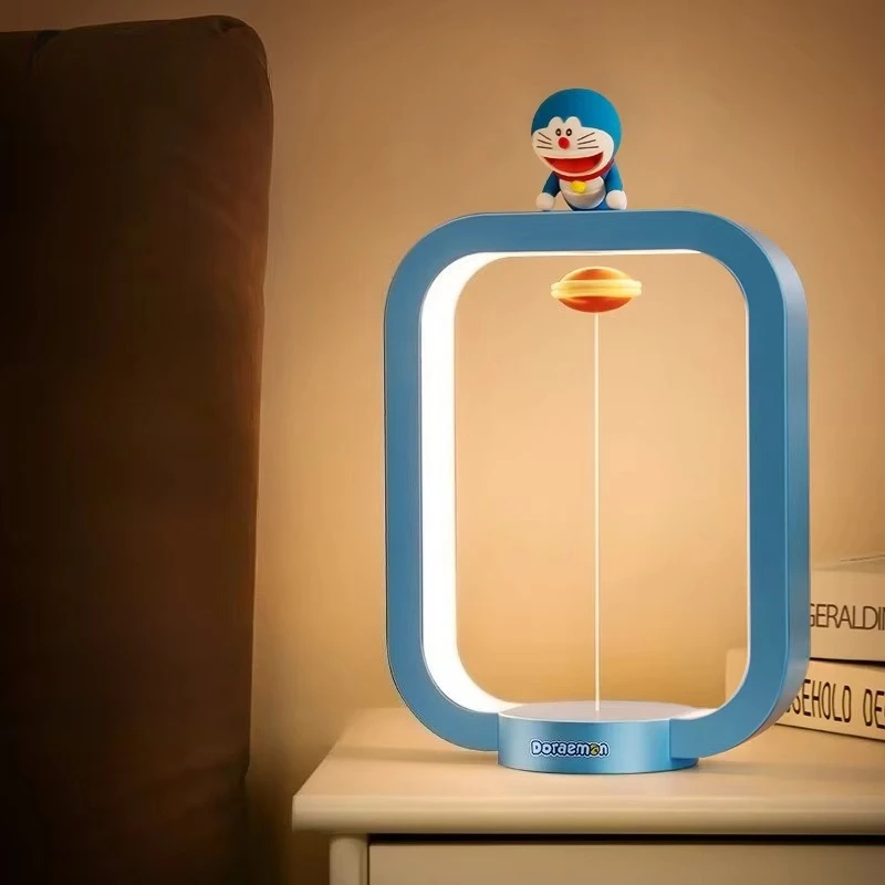 Lampu Hias Desktop Doraemon Lampu Levitasi Magnetik Lampu Meja Kartun Lampu Malam Ornamen Animasi Hadiah Ulang Tahun