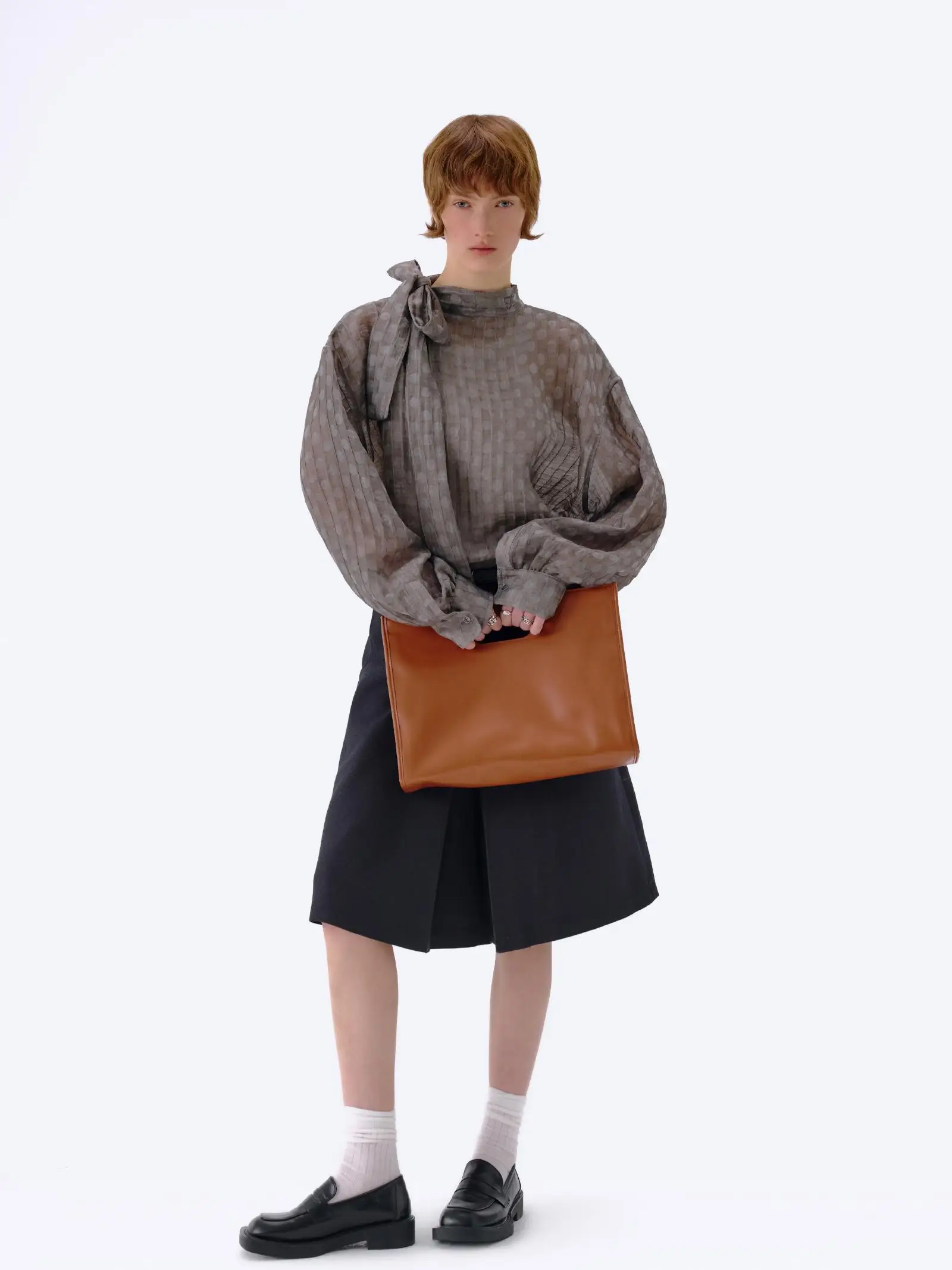 TearOcean 여성용 투웨이 린넨 셔츠 루즈핏 통기성 좋은 봄철 편안한 긴팔 라운드넥