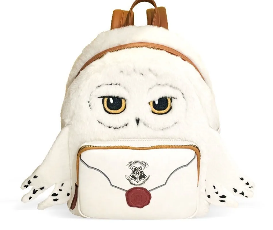 New Cartoon Hedwig Owl Cosplay Backpack Womens Double Strap Shoulder Bag Purse Boys Girls Birthday Gifts view 5