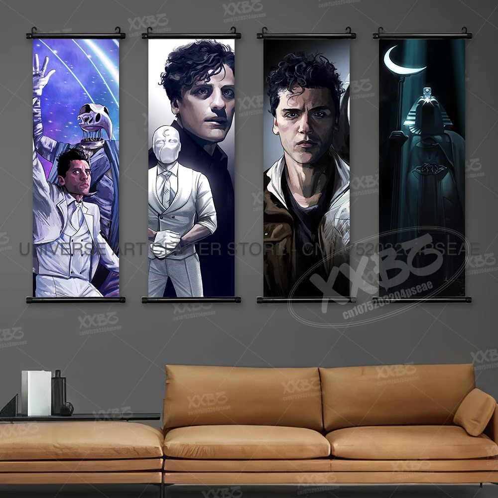 Moon Knight Home Decor The Avengers Wall Artwork Werewolf By Night Scrolls Pictures Jack Russell Hanging Painting Movie Poster