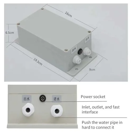 Imagen 2 del producto Bomba de agua eléctrica para grifo de cocina, bomba de succión automática para caravana, 12V, 1,5 l/min