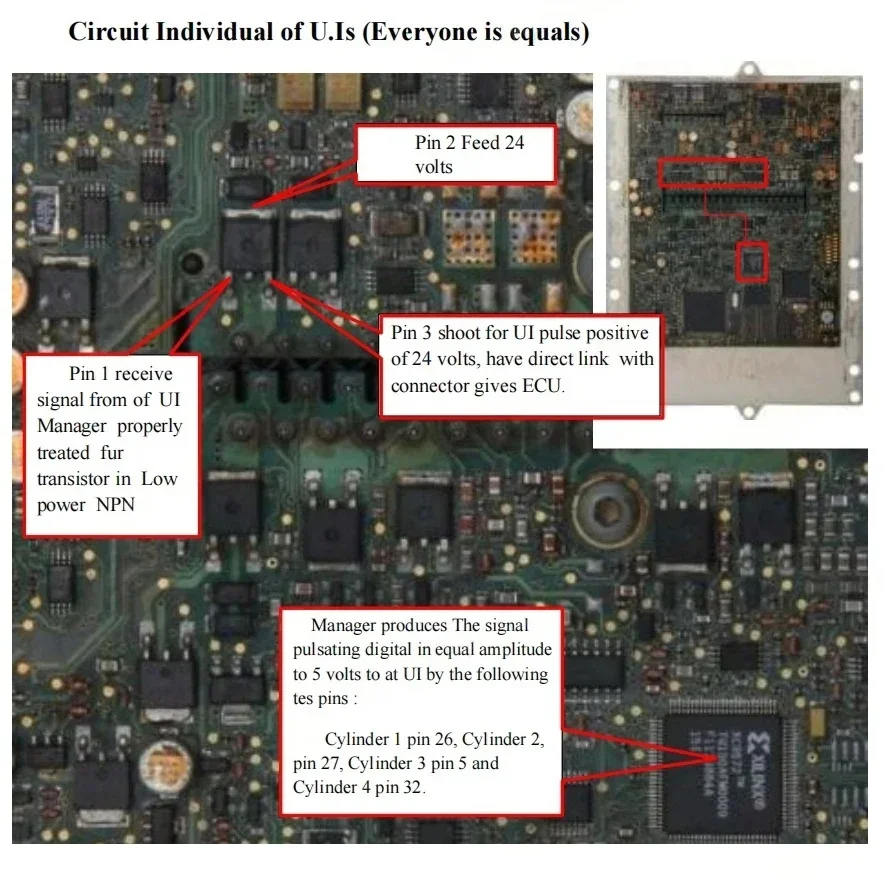 ECU وحدة الديزل إصلاح PDF ملف ECU الدورة الأساسية دراسة لفورد بنز لفولفو ل V-W فقط PDF