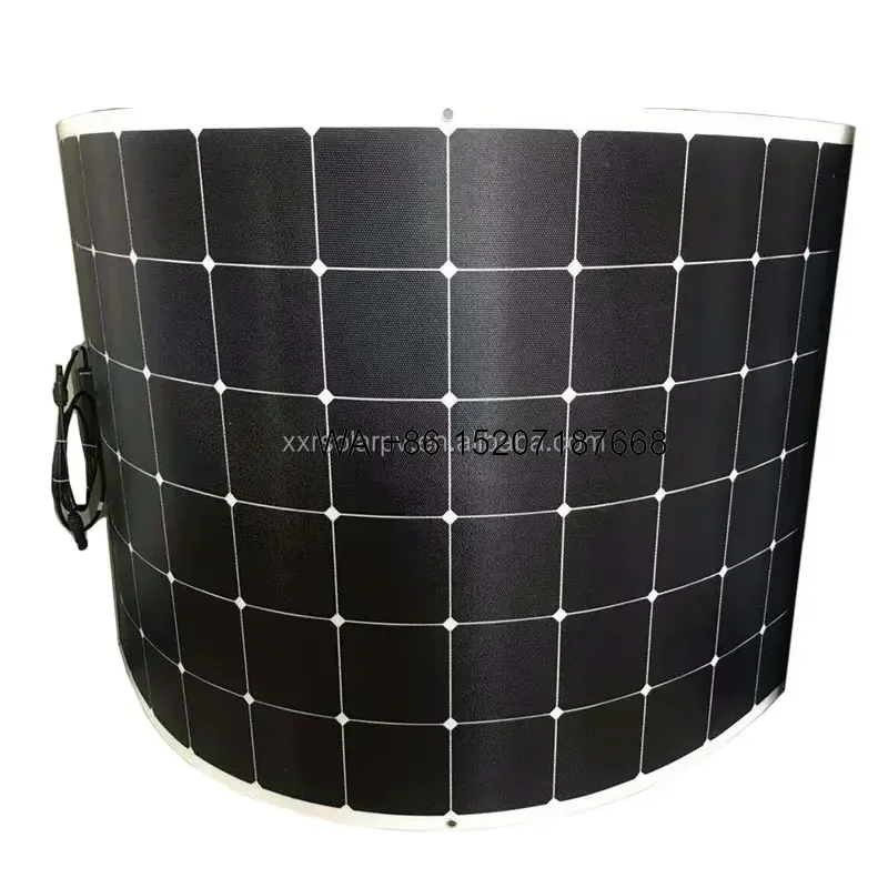 Wmwmnu 340W 24.8% High Efficiency Flexible Solar Panel for Sunpower IBC ETFE Mono Balcony PV Module for Home RV Boat
