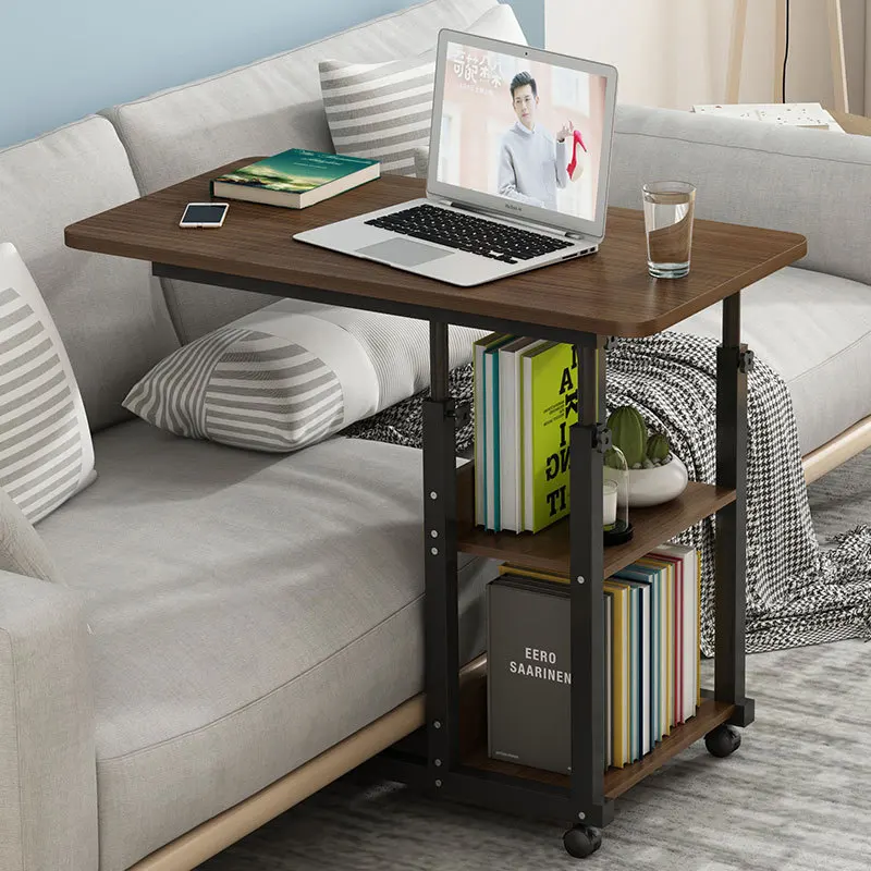 Bedside table Bedroom simple bed lazy Household simple bedroom removable computer lifting table Student table
