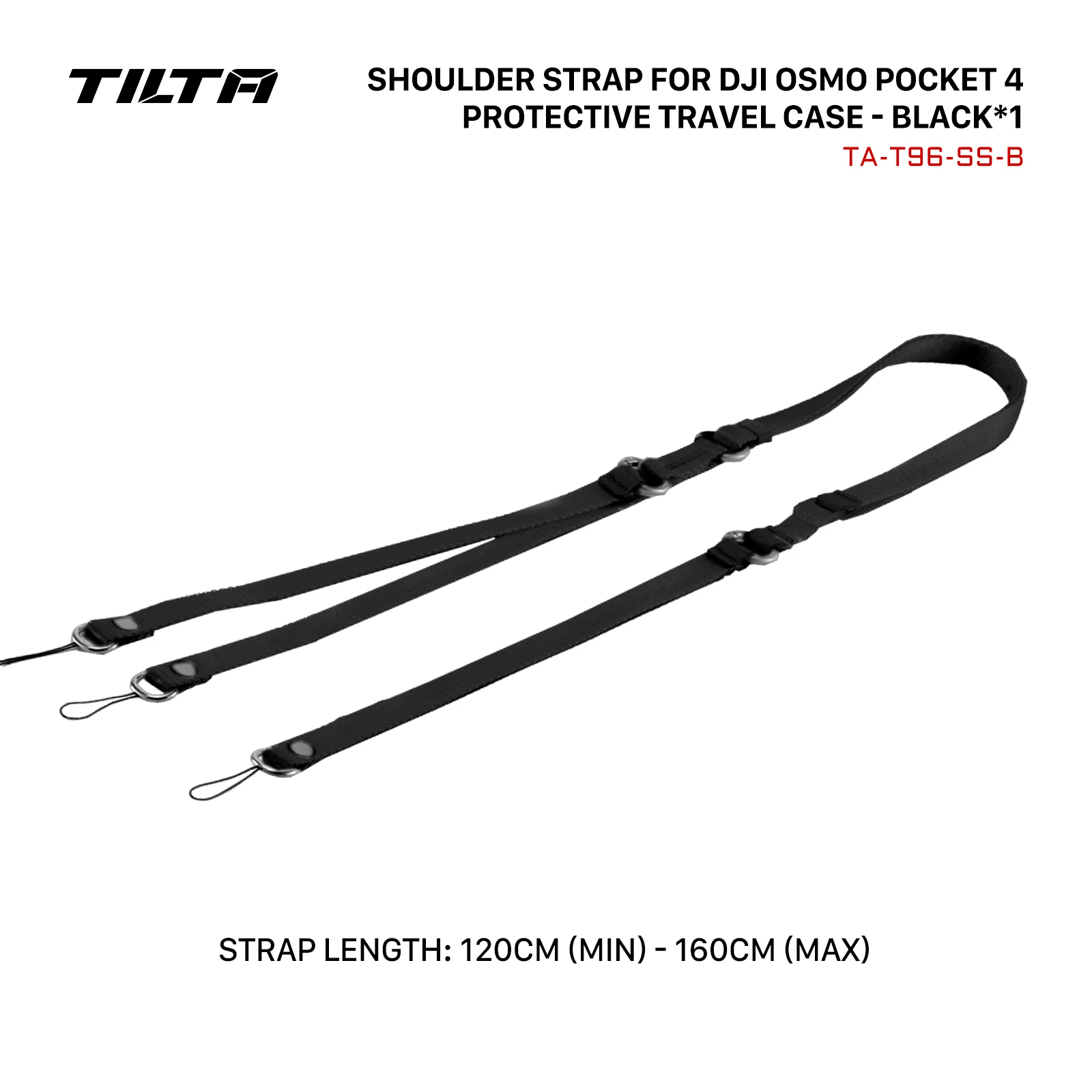 TILTA beschermende reiskoffer set voor DJI Osmo Pocket 4 Pocket 3 accessoires met schouderband, cameraschermhoes en lensdop TA-96