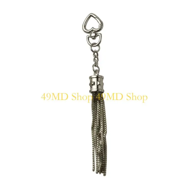 49MD Metal Tassels Keychain For Bags And Luggage Stylish Practical Charm Accessory