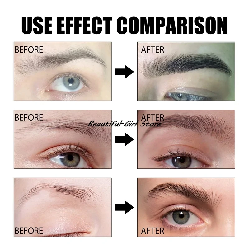 2 unids/set suero para el crecimiento de pestañas y cejas alargamiento maquillaje más grueso 30ml
