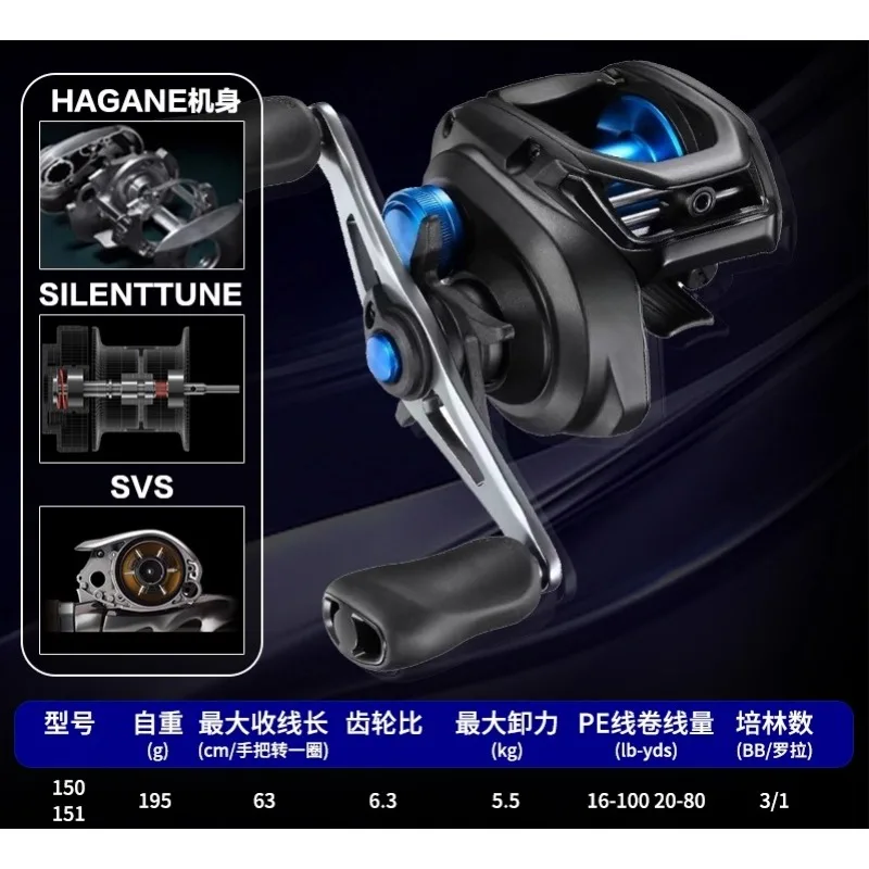 

Parts are suitable for Shimano SHIMANO 23 SLX water drop wheel Luya wheel projection light seawater metal Luya fishing