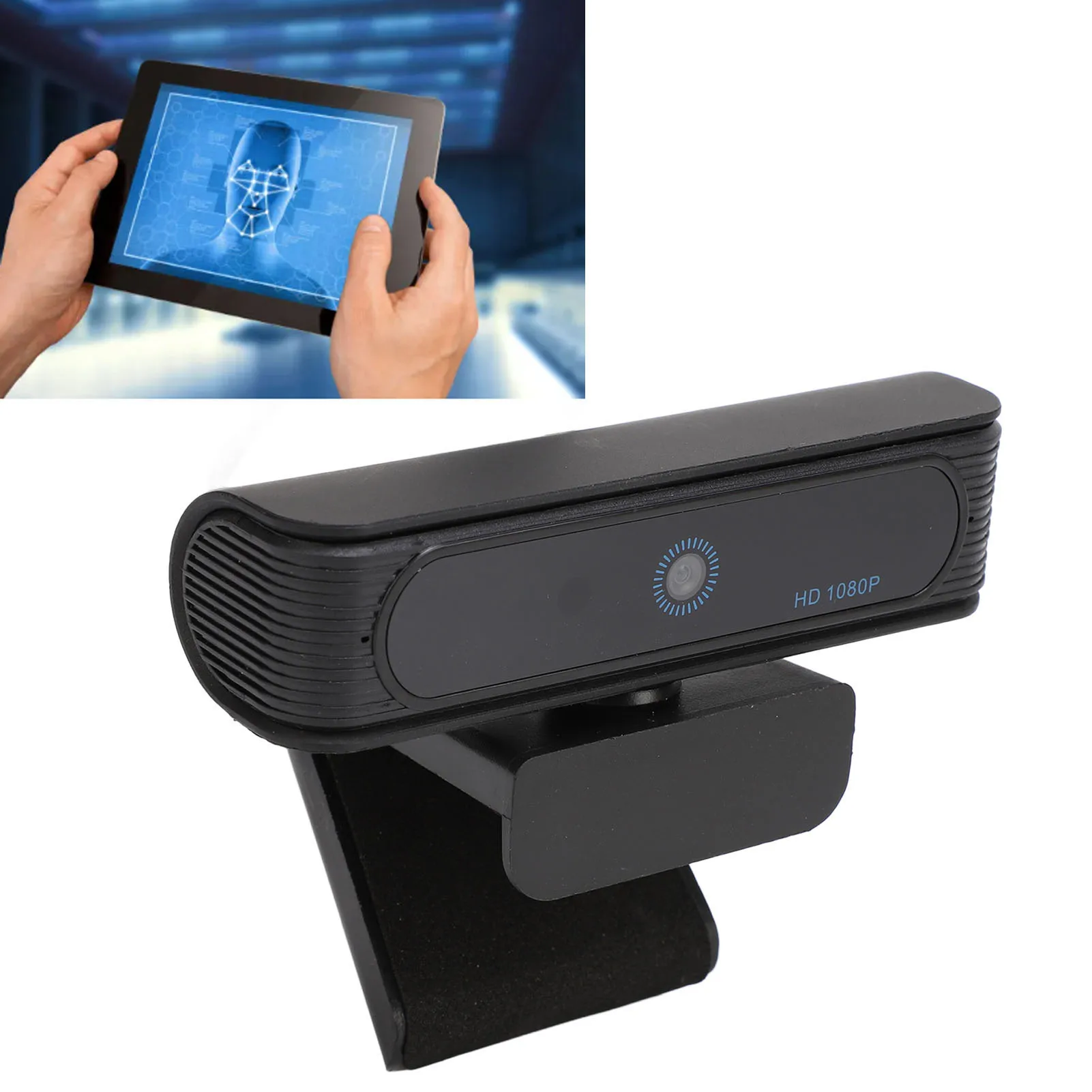 

Веб-камера для ПК Веб-камера с распознаванием лиц для Windows 10 11 HD 1080P 30 кадров в секунду USB Веб-камера для ПК для компьютера, ноутбука, веб-камера с распознаванием лиц