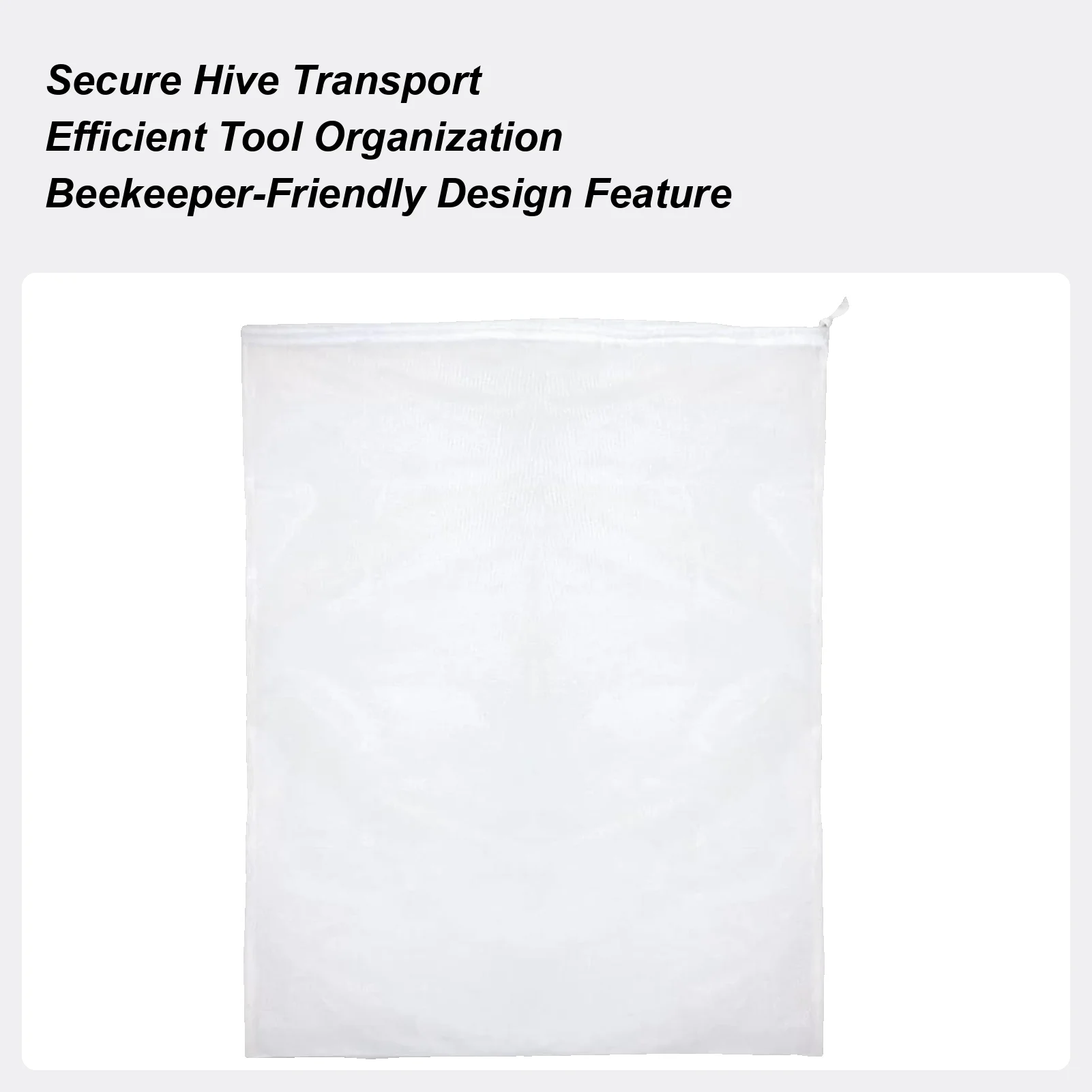 

Bee Hive Box Package Net Bag With Drawstring Breathable Gardening Supplies Beehive Packaging Net Bag For Garden Fondant Honey