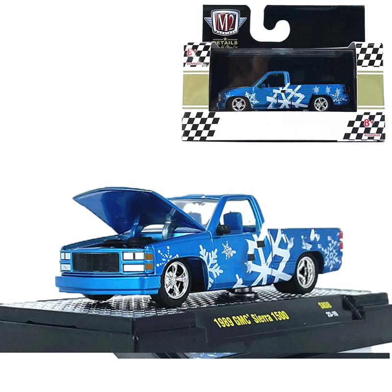 

1:64M2 Car Model 1989 Sierra1500 Simulated Alloy Car Model Collection Ornaments with New Packaging