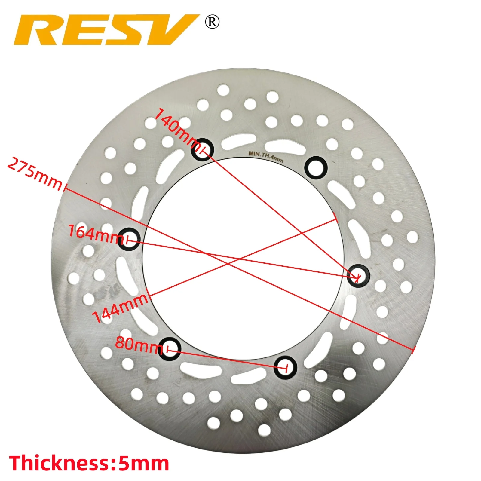 RESV 275mm For Honda Forza 350 300 350cc 300cc Motorcycle Big Size Front Brake Disc Rotor