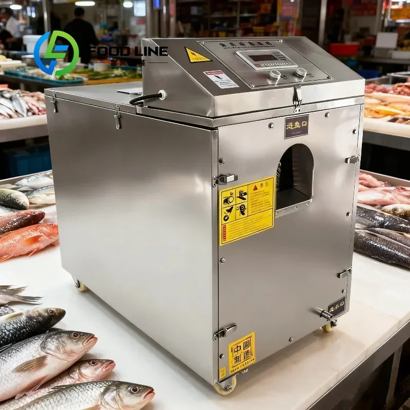Customized Industrial Automatic Fish Processing Machine Integrated Scaling Killing Equipment For Commercial