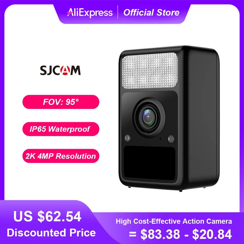 SJCAM 2K 4MP Resolution Wi-Fi
