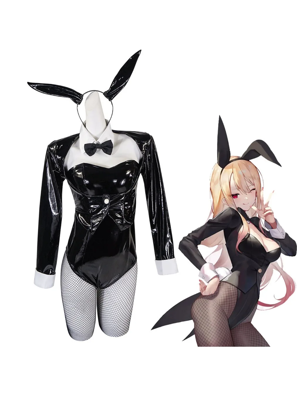 Costume de cosplay sexy de lapin Marin Kitagawa, costume d'anime My Dress-Up Darling